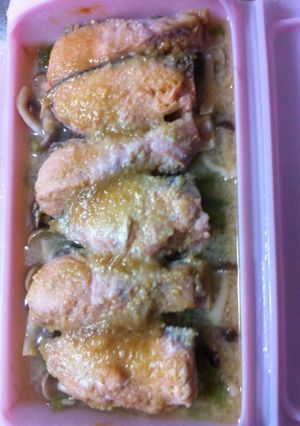 ルクエで鮭と野菜のこっくりみそ蒸し-レシピのメイン写真