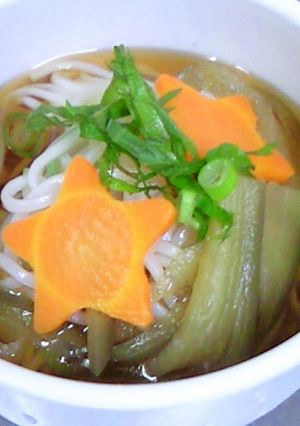 離乳食後期☆七夕にも☆ナスのにゅう麺-レシピのメイン写真