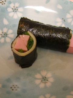 弁当♪魚ニソとほうれん草のチーズのり巻き-レシピのメイン写真