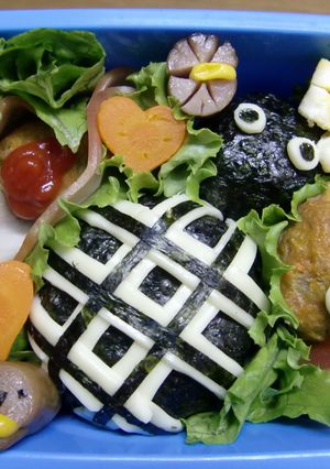 *カメさんおにぎり*キャラ弁*-レシピのメイン写真