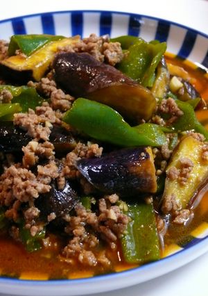 野菜が沢山！ナスとピーマンのカレー炒め★-レシピのメイン写真