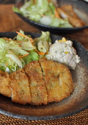＊揚げ焼き＊チーズと大葉の香りトンカツ-レシピのメイン写真