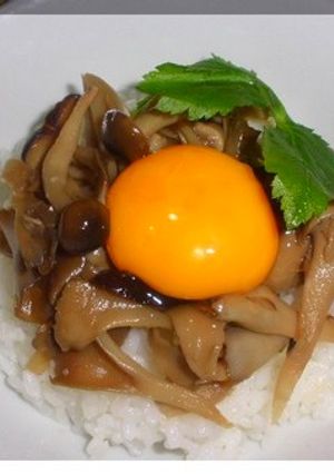 簡単♪いい香り♪きのこ丼-レシピのメイン写真