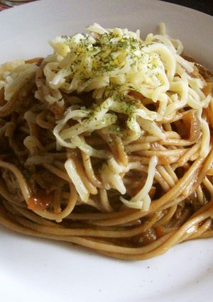 昨日のカレーパスタ。-レシピのメイン写真