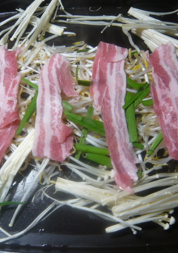 簡単おいしい楽チン！豚ともやしの蒸し蒸し-レシピのメイン写真