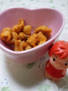 おつまみに☆鶏皮カリカリくん-レシピのメイン写真