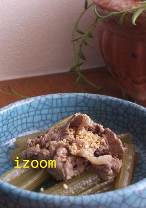 関西風の薄味！牛肉とふきの炊いたん-レシピのメイン写真