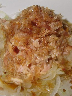 スライスオニオンのツナおかか-レシピのメイン写真