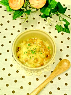 ポテ納豆のチーズ焼き-レシピのメイン写真