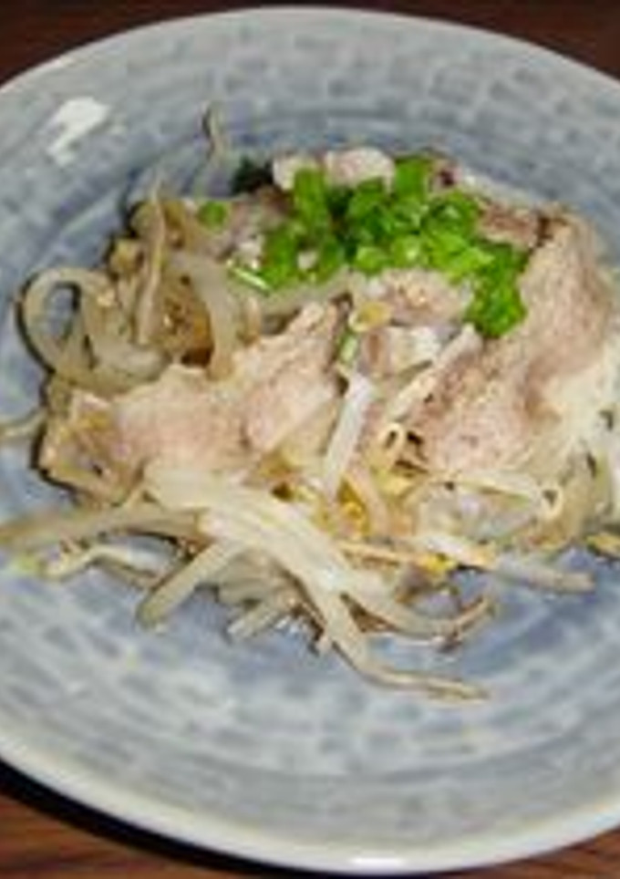 ●もやしと豚肉の酒蒸し●-レシピのメイン写真