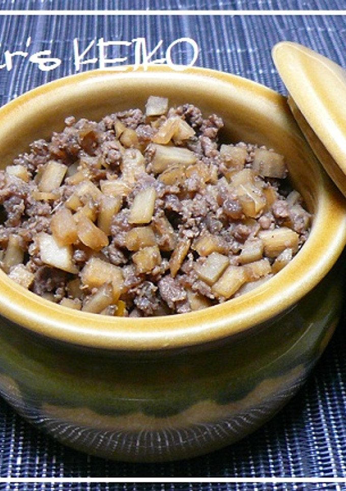 【農家のレシピ】ごぼうと牛肉の佃煮-レシピのメイン写真