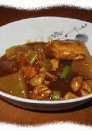 鶏肉と大根のカレー煮-レシピのメイン写真