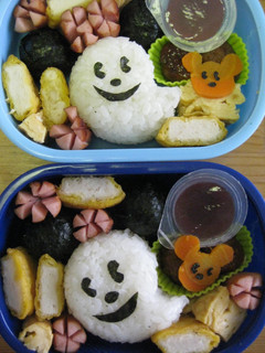 ❤キャラ弁❤ハロウィン!ミッキーおばけ-レシピのメイン写真