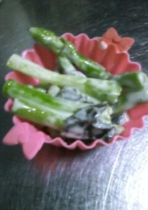 お弁当に♪アスパラの海苔マヨ和え☆-レシピのメイン写真