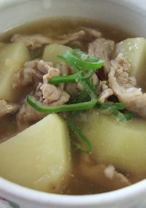ほくほく♪じゃがいもと豚肉の中華風スープ-レシピのメイン写真