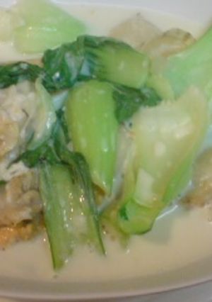ホタテと青梗菜のクリーム煮-レシピのメイン写真