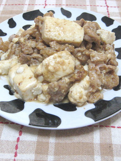 豚肉と豆腐で♡ゴマ味噌炒め-レシピのメイン写真