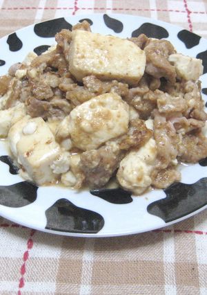 豚肉と豆腐で♡ゴマ味噌炒め-レシピのメイン写真