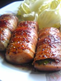 ☆高野豆腐の豚バラ巻き照り焼きペッパー☆-レシピのメイン写真