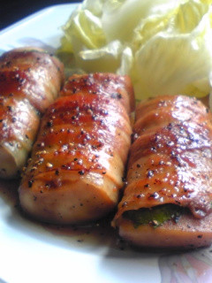 ☆高野豆腐の豚バラ巻き照り焼きペッパー☆-レシピのメイン写真