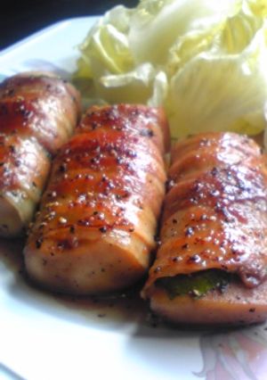 ☆高野豆腐の豚バラ巻き照り焼きペッパー☆-レシピのメイン写真