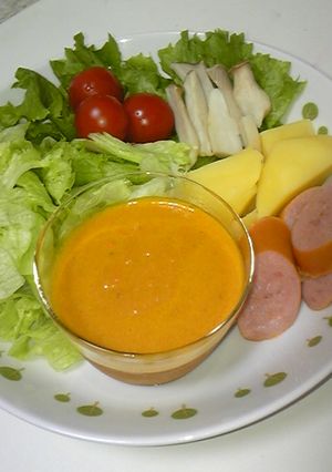 食べるドレッシング☆野菜サラダもりもり-レシピのメイン写真