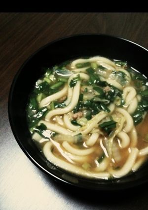 あったか☆煮込み風肉うどん-レシピのメイン写真