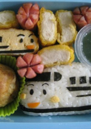 ❤キャラ弁❤しんかんせんおにぎり-レシピのメイン写真