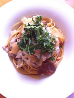 ルクエで和風きのこパスタ-レシピのメイン写真