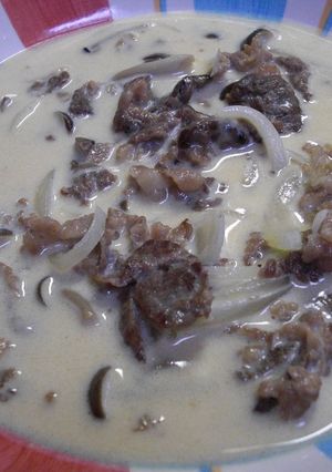 チーズでとろみ☆簡単ビーフストロガノフ-レシピのメイン写真