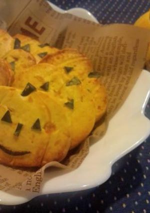 ハロウィンに☆型不要♡かぼちゃクッキー-レシピのメイン写真