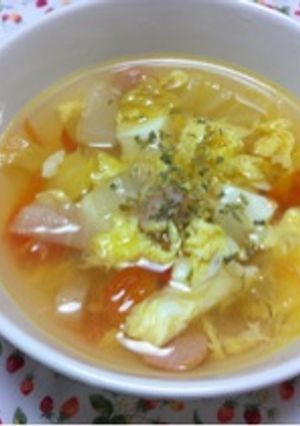体にやさしい( ´ ▽ ` )卵スープ☆-レシピのメイン写真