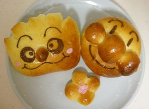 アンパンマンパン＆クリームパンダパン-レシピのメイン写真