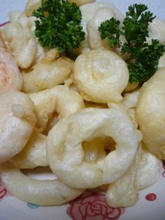簡単ビール衣♪ 魚介と野菜のフリット-レシピのメイン写真