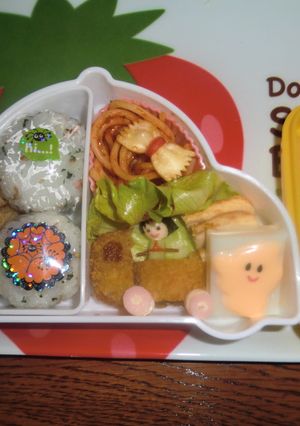 ハロウィン向け幼児弁当-レシピのメイン写真