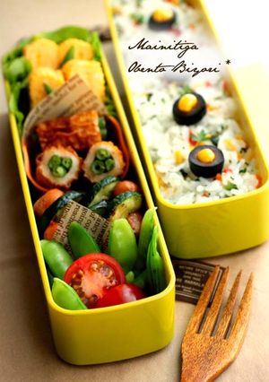 お弁当に♪～黒いお花ご飯～-レシピのメイン写真
