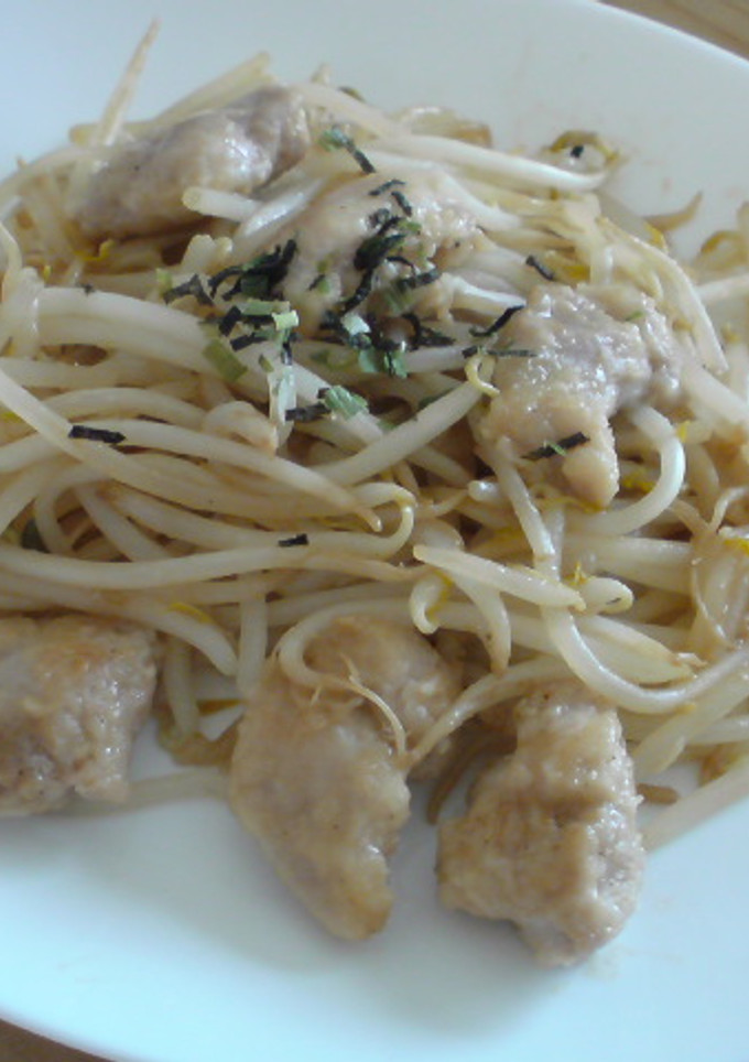 もやし＆鶏肉の醤油マヨ炒め♪-レシピのメイン写真
