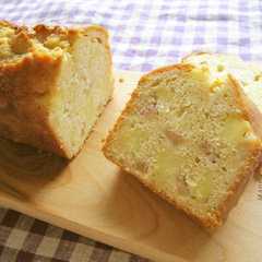 รูปของ 林檎とさつま芋のパウンドケーキ♪