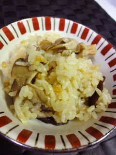 ハーフドライ茸で☆炊き込みご飯-レシピのメイン写真