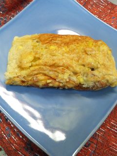 簡単フライパンで卵焼き風さつま芋ケーキ-レシピのメイン写真