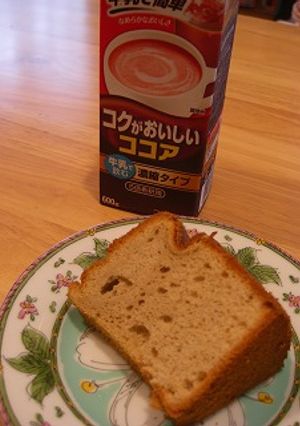 ミルクココアシフォン♪-レシピのメイン写真