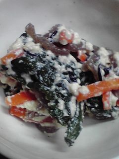 簡単!!こんにゃくたっぷり☆白和え-レシピのメイン写真