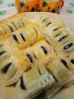 黒豆inスイートポテトパイ(@^∇^@)-レシピのメイン写真