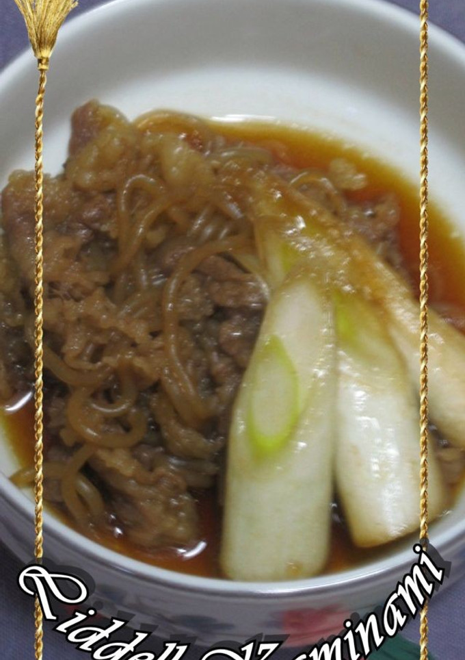 すき焼き風☆牛肉と糸こんにゃくのしぐれ煮-レシピのメイン写真