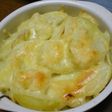 ポテトと鰯の蒲焼缶詰の重ね焼