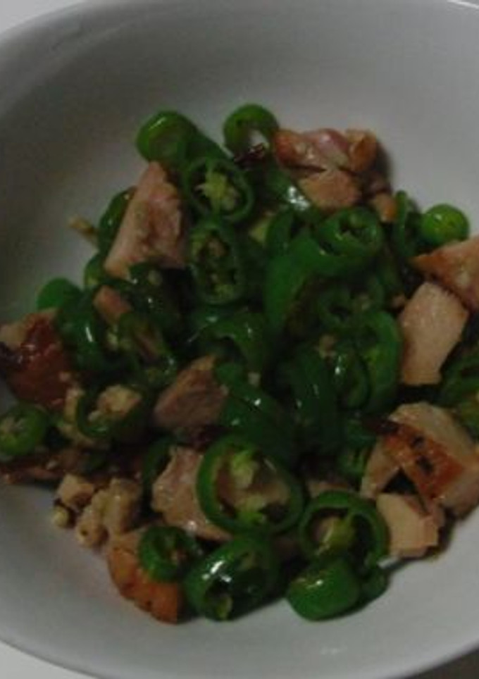 ししとうと鶏肉の炒めもの-レシピのメイン写真