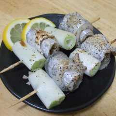 รูปของ 釣り人が作る太刀魚のネギマ