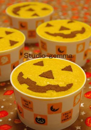 おもしろ食感！？かぼちゃのカップデザート-レシピのメイン写真