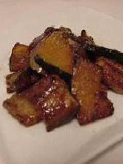うなぎとかぼちゃの炒め物-レシピのメイン写真