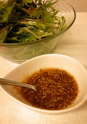 梅干し&にんにくの栄養満点ドレッシング♪-レシピのメイン写真
